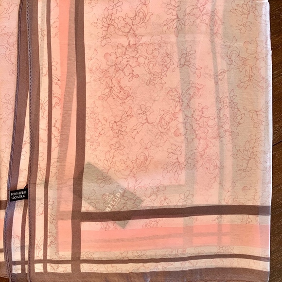 SILK SCARF LUXURY STYLE STOLES WOMEN HEADBAND - Picture 6 of 8